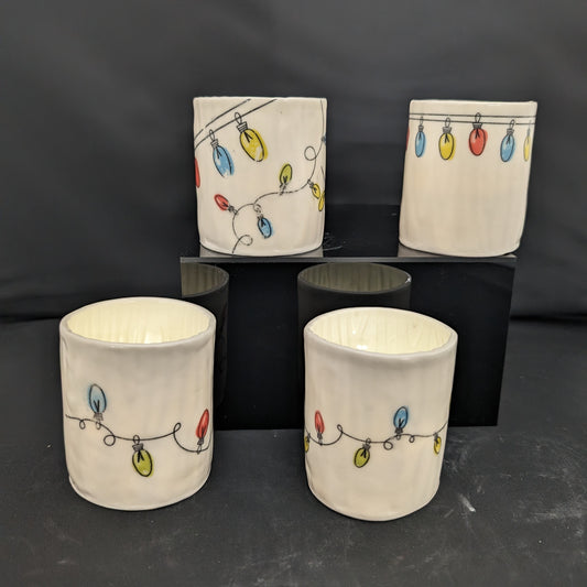 Candle Holder Votive/Tea Holiday Design