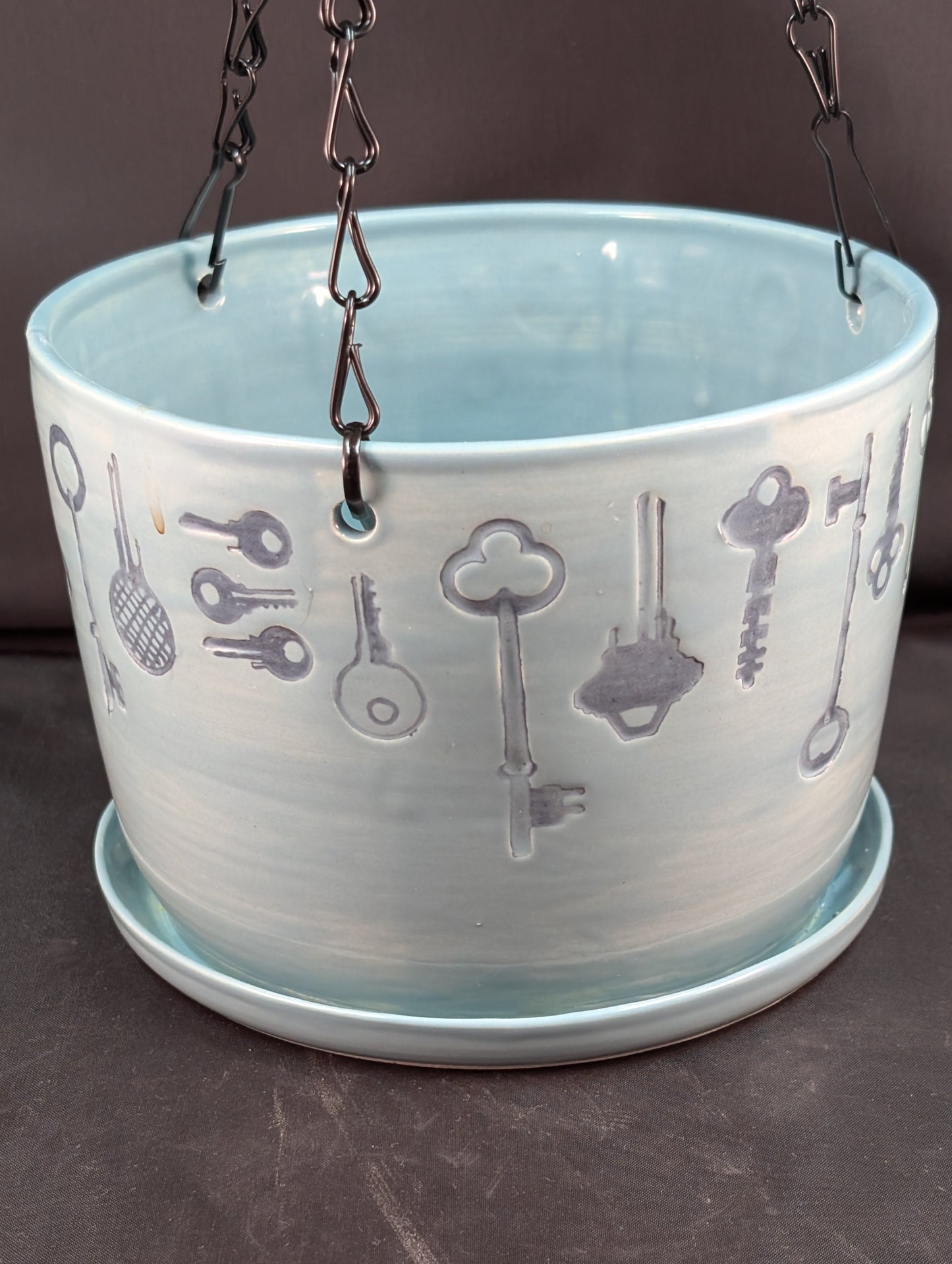 Planter, Hanging with Drip Tray