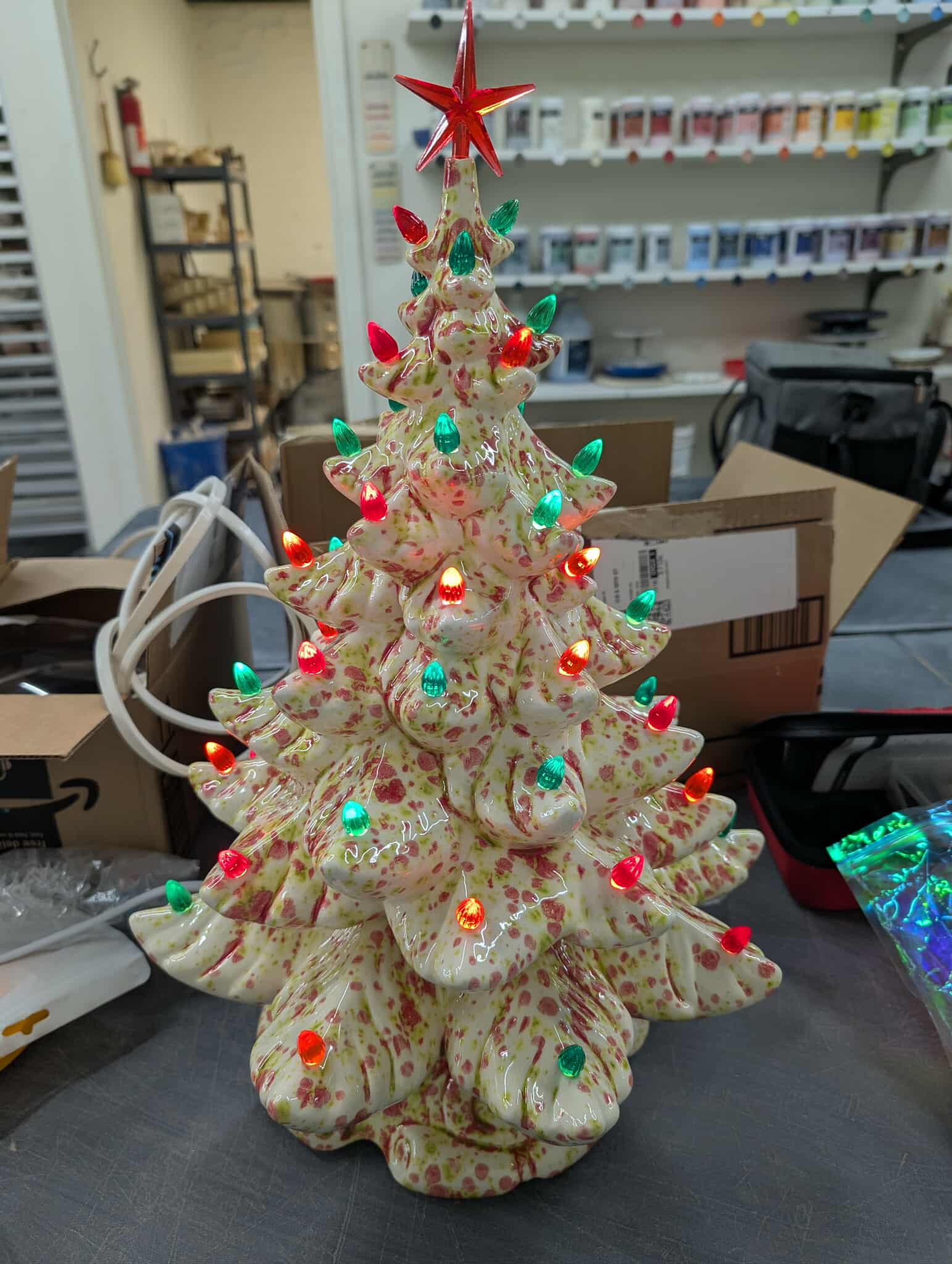 Christmas Tree, Ceramic Finished Complete – lloyd warnes pottery