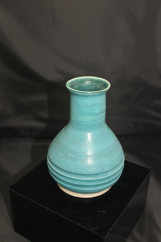 Vase, Round Bottom, Carved
