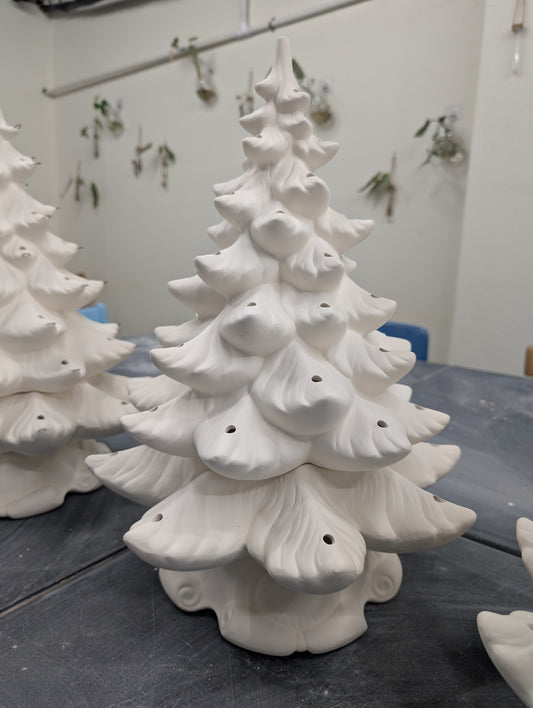 Christmas Tree, Ceramic Bisque Only