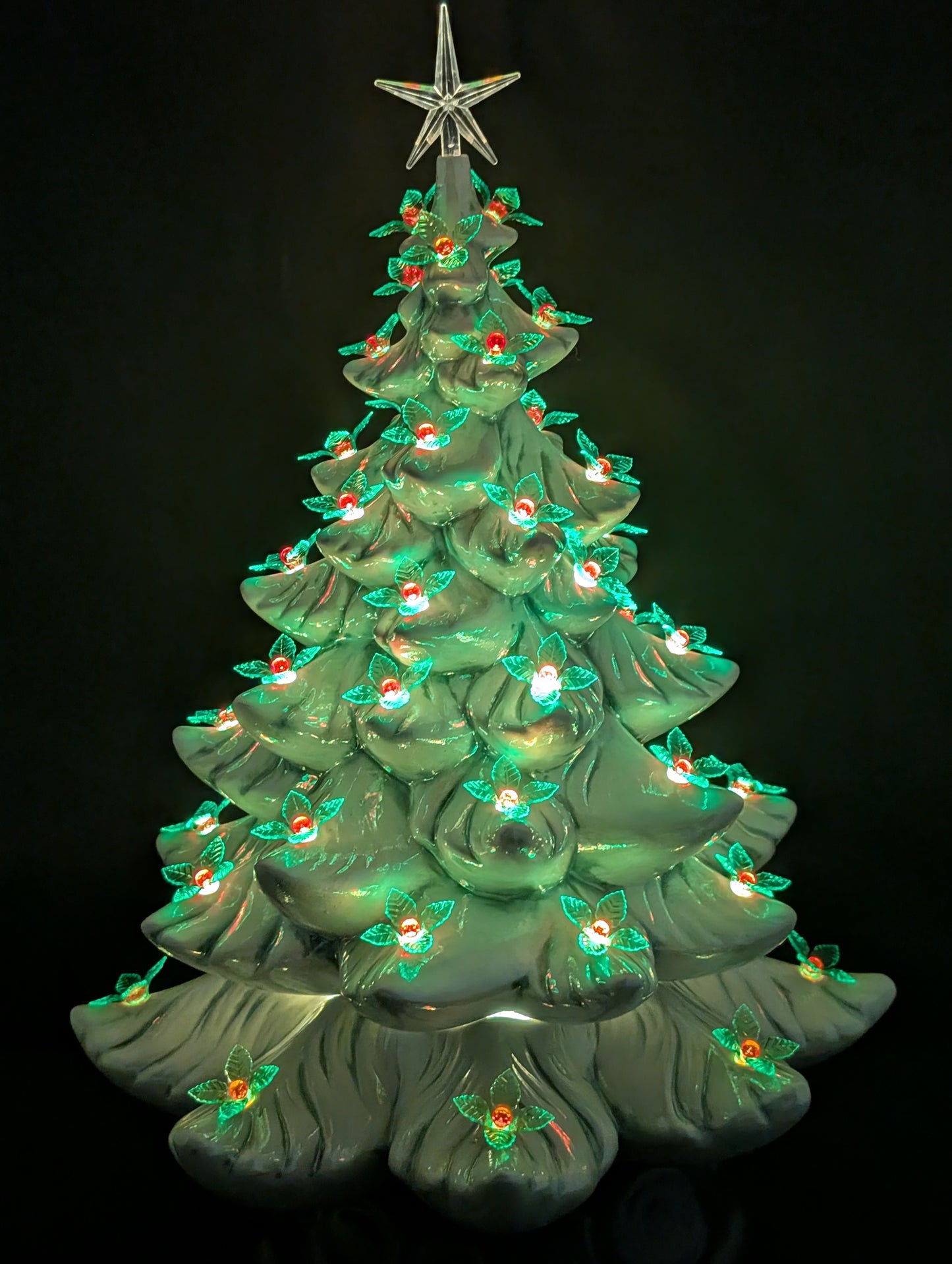 Christmas Tree, Ceramic Finished Complete
